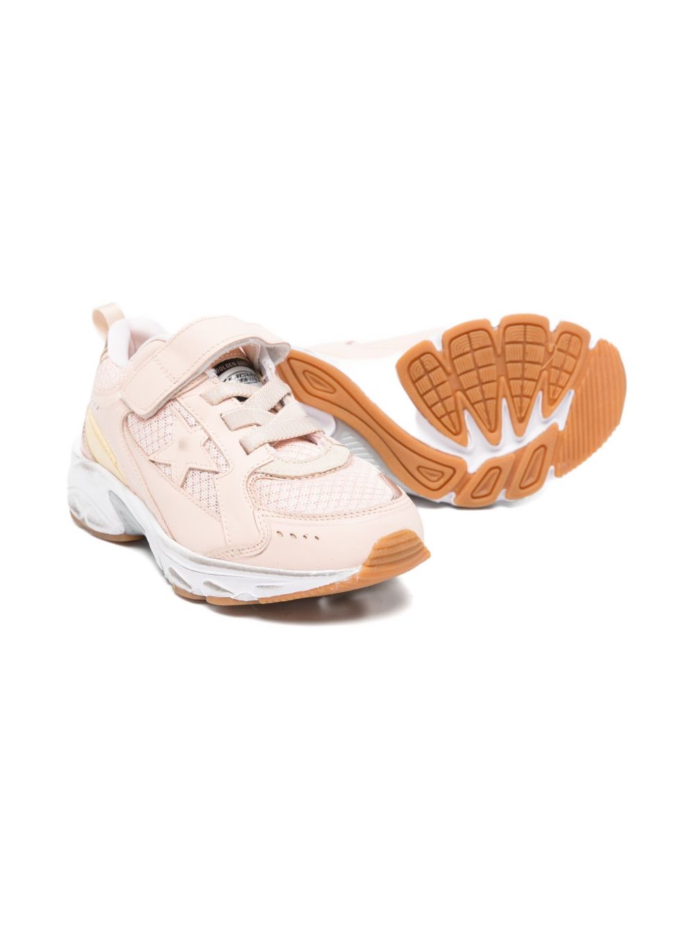 Sneakers per bambina Golden Goose Kids rosa con decorazione a stella GYF00724F007609 25778 GOLDEN GOOSE KIDS 