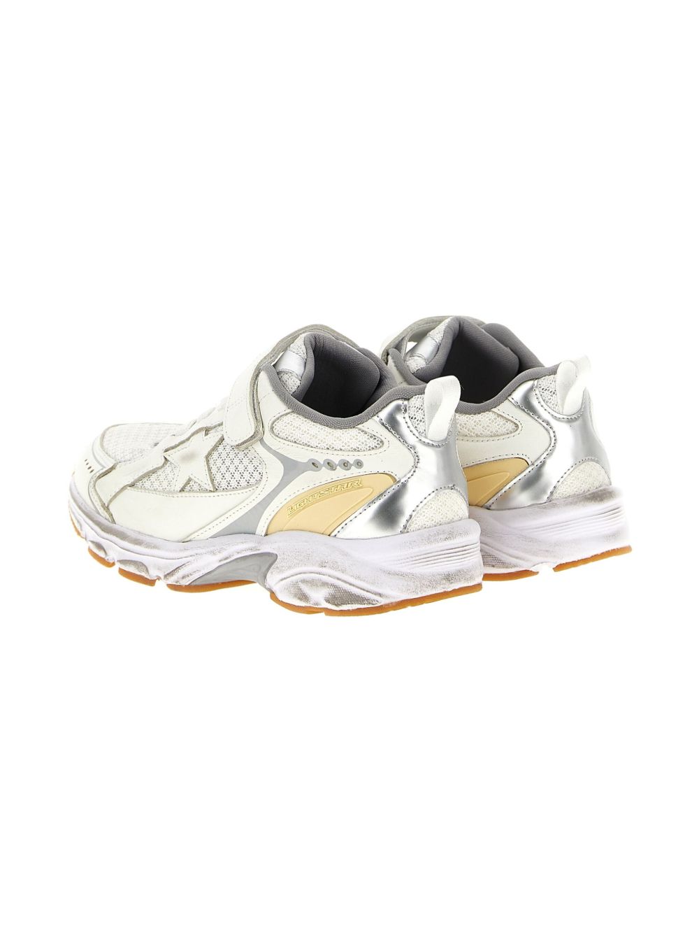 Sneakers per bambini Golden Goose Kids bianche con cinturino touch GYF00724F007611 10565 GOLDEN GOOSE KIDS 