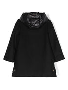 Cappotto per bambina Herno Kids nero con cappuccio GC000049G33344 9300 HERNO KIDS 