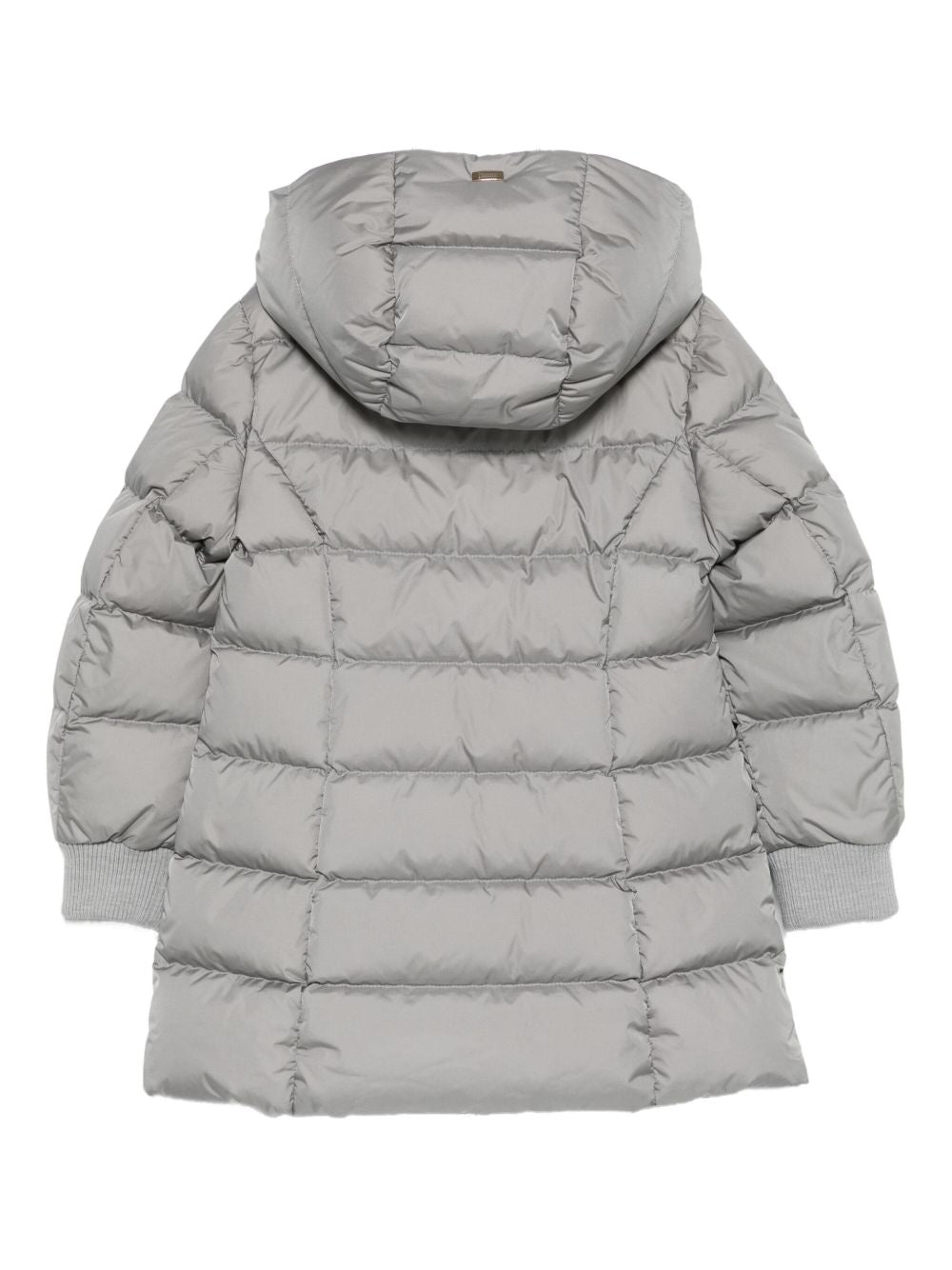 Giubbino per bambina Herno Kids grigio imbottito con cappuccio PI000186G12004Z 9410 HERNO KIDS 