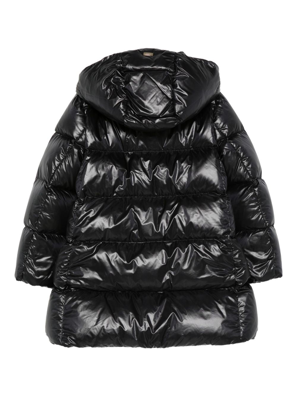 Piumino per bambina Herno Kids nero con cappuccio PI000187G12017Z 9300 HERNO KIDS 