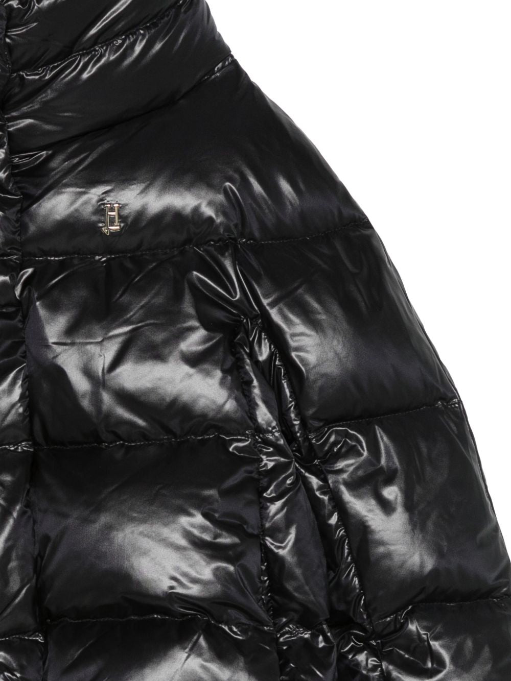 Giacca trapuntata per bambina Herno Kids nero a collo alto PI000189G12017Z 9300 HERNO KIDS 