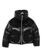 Giacca trapuntata per bambina Herno Kids nero con inserti imbottiti PI000190G12017Z 9300 HERNO KIDS 