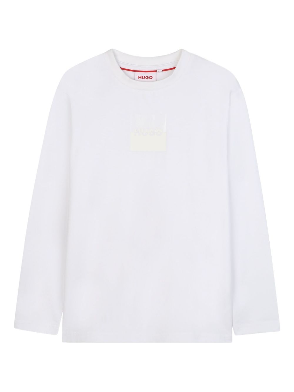 T-shirt per bambino Hugo Kids bianca con dettaglio logo stampato G00437 10P Hugo KIDS 