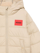 Giubbino per bambino Hugo Kids beige con dettaglio trapuntato G00484 249 Hugo KIDS 