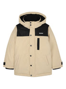 Giubbino per bambino Hugo Kids beige con design color-block G00485 P90 Hugo KIDS 