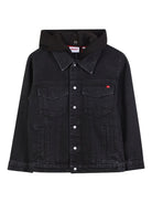 Giacca per bambino Hugo Kids denim con cappuccio G00490 Z02 Hugo KIDS 