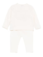 Completo t-shirt e pantaloni per neonati Il Gufo bianco con motivo gufo A25GDM0001EM220 100 IL GUFO KIDS 