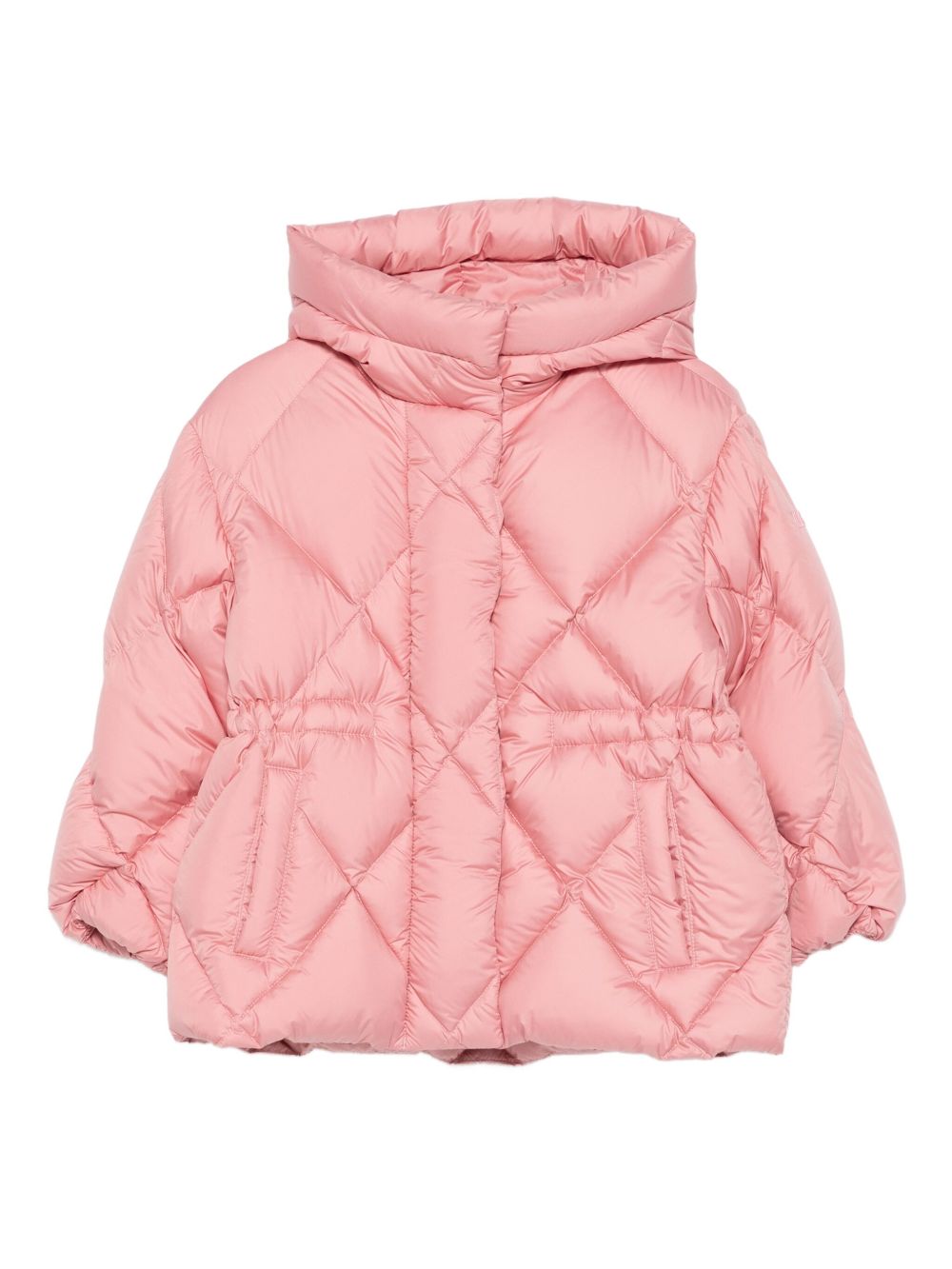 Giubbino per bambina Il Gufo rosa con design trapuntato a rombi A25GGM0005NN106 337 IL GUFO KIDS 