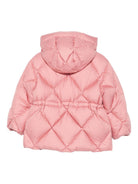 Giubbino per bambina Il Gufo rosa con design trapuntato a rombi A25GGM0005NN106 337 IL GUFO KIDS 