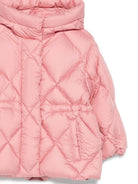 Giubbino per bambina Il Gufo rosa con design trapuntato a rombi A25GGM0005NN106 337 IL GUFO KIDS 