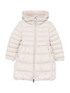 Giubbino per bambina Il Gufo beige dal design svasato A25GGP0006NN106 118 IL GUFO KIDS 