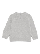 Maglione per neonato Il Gufo grigio con ricamo cagnolino A25GMA0008EM220 0739 IL GUFO KIDS 