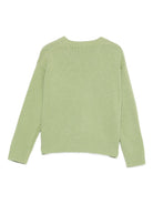 Maglione per bambina Il Gufo verde con fantasia a cerchi A25GMA0028EM220 517 IL GUFO KIDS 