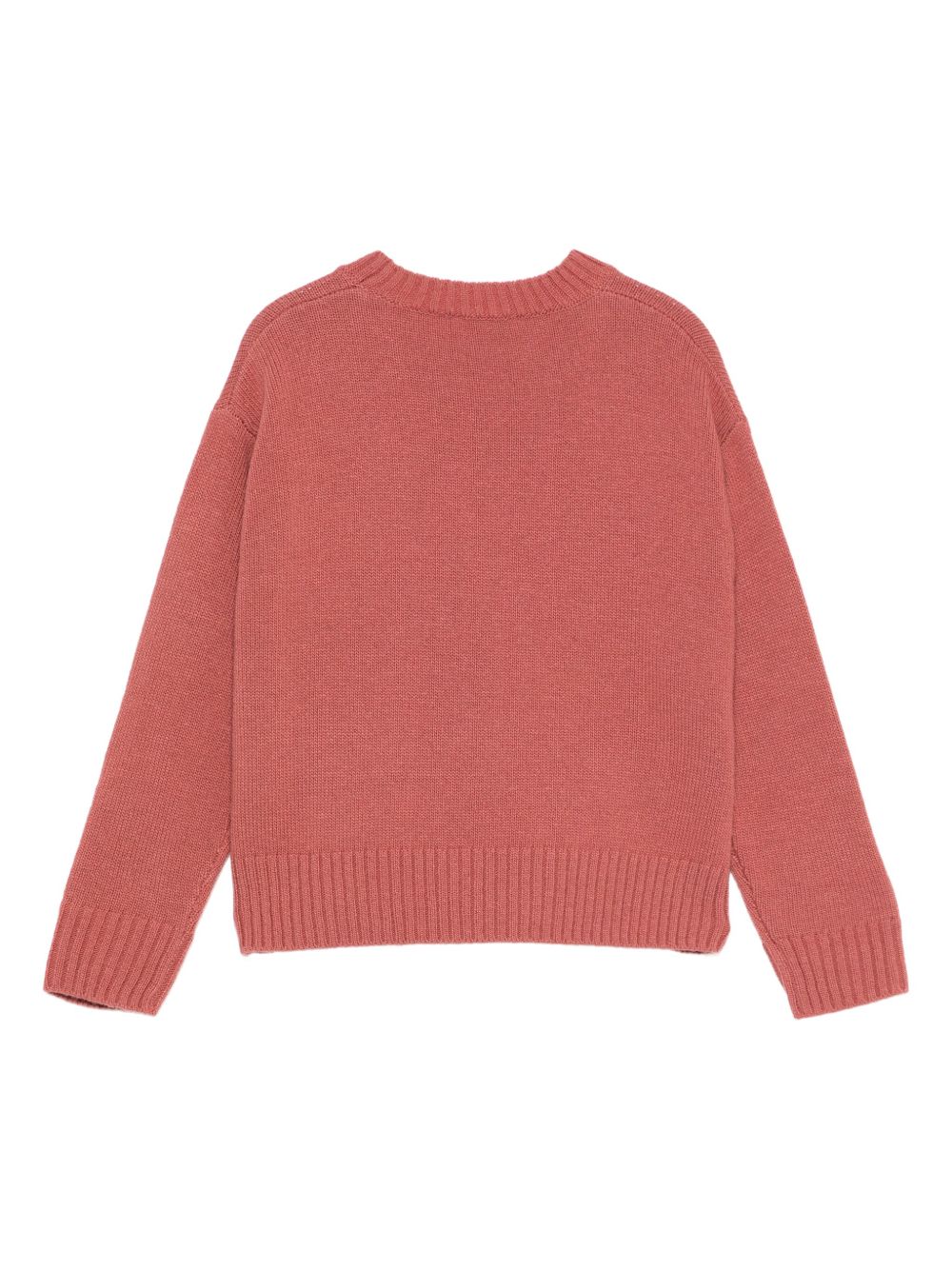 Maglione per bambina Il Gufo rosa con fantasia a cerchi A25GMA0028EM220 660 IL GUFO KIDS 
