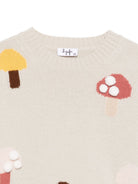 Maglione per bambina Il Gufo grigio con ricamo funghi A25GMA0030EM220 106 IL GUFO KIDS 