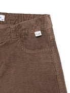 Shorts per bambina Il Gufo marrone in velluto a coste A25GPB0003V6022 183 IL GUFO KIDS 