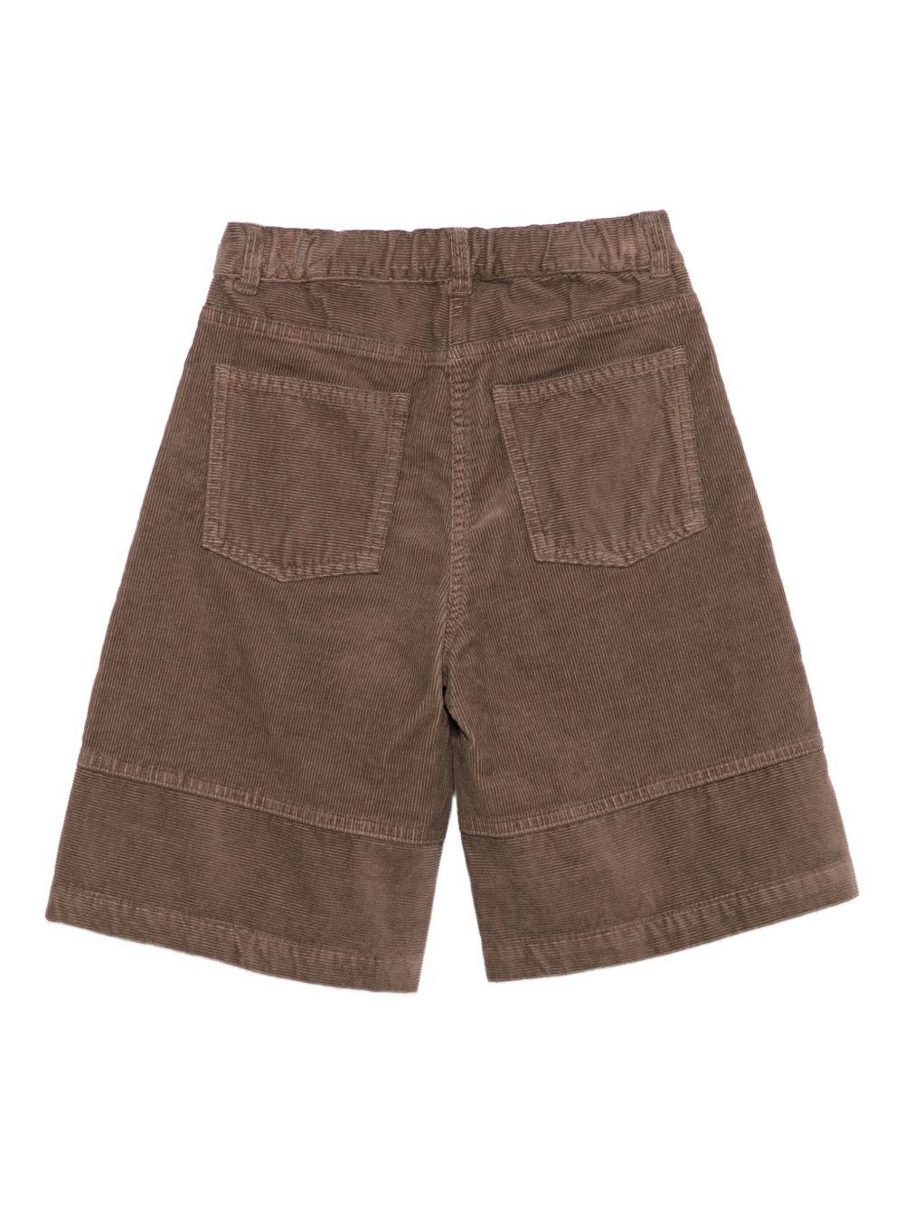 Shorts per bambina Il Gufo marrone in velluto a coste A25GPB0003V6022 183 IL GUFO KIDS 