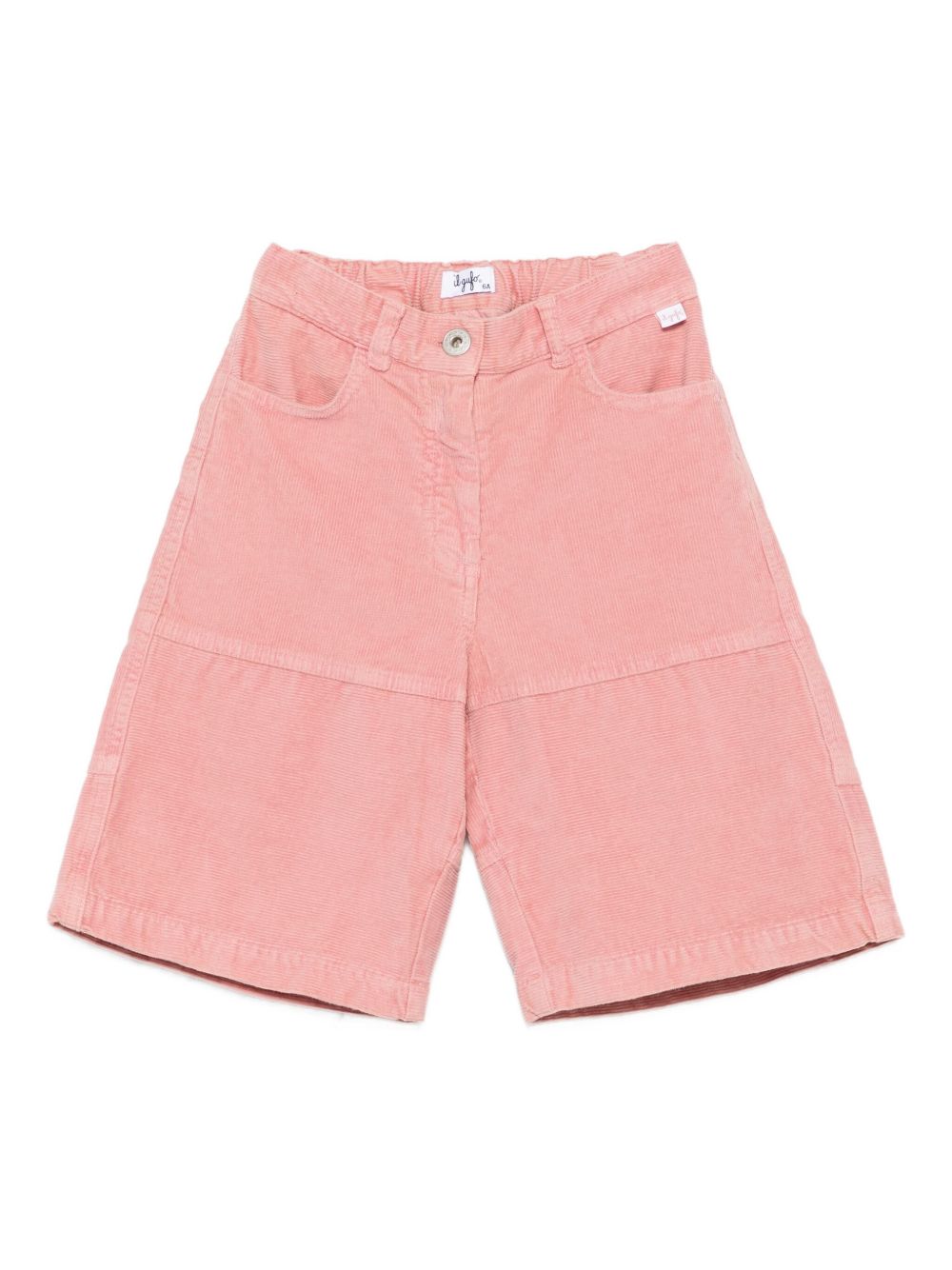 Shorts per bambina Il Gufo con pannelli in velluto a coste A25GPB0003V6022 337 IL GUFO KIDS 