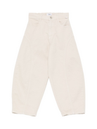 Pantaloni per bambino Il Gufo beige con tasche curve A25GPL0014C6073 112 IL GUFO KIDS 