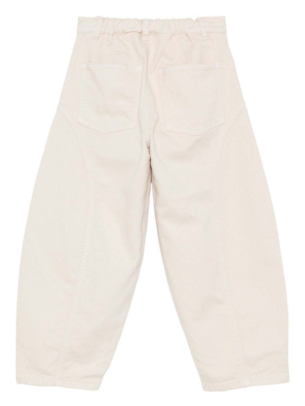 Pantaloni per bambino Il Gufo beige con tasche curve A25GPL0014C6073 112 IL GUFO KIDS 