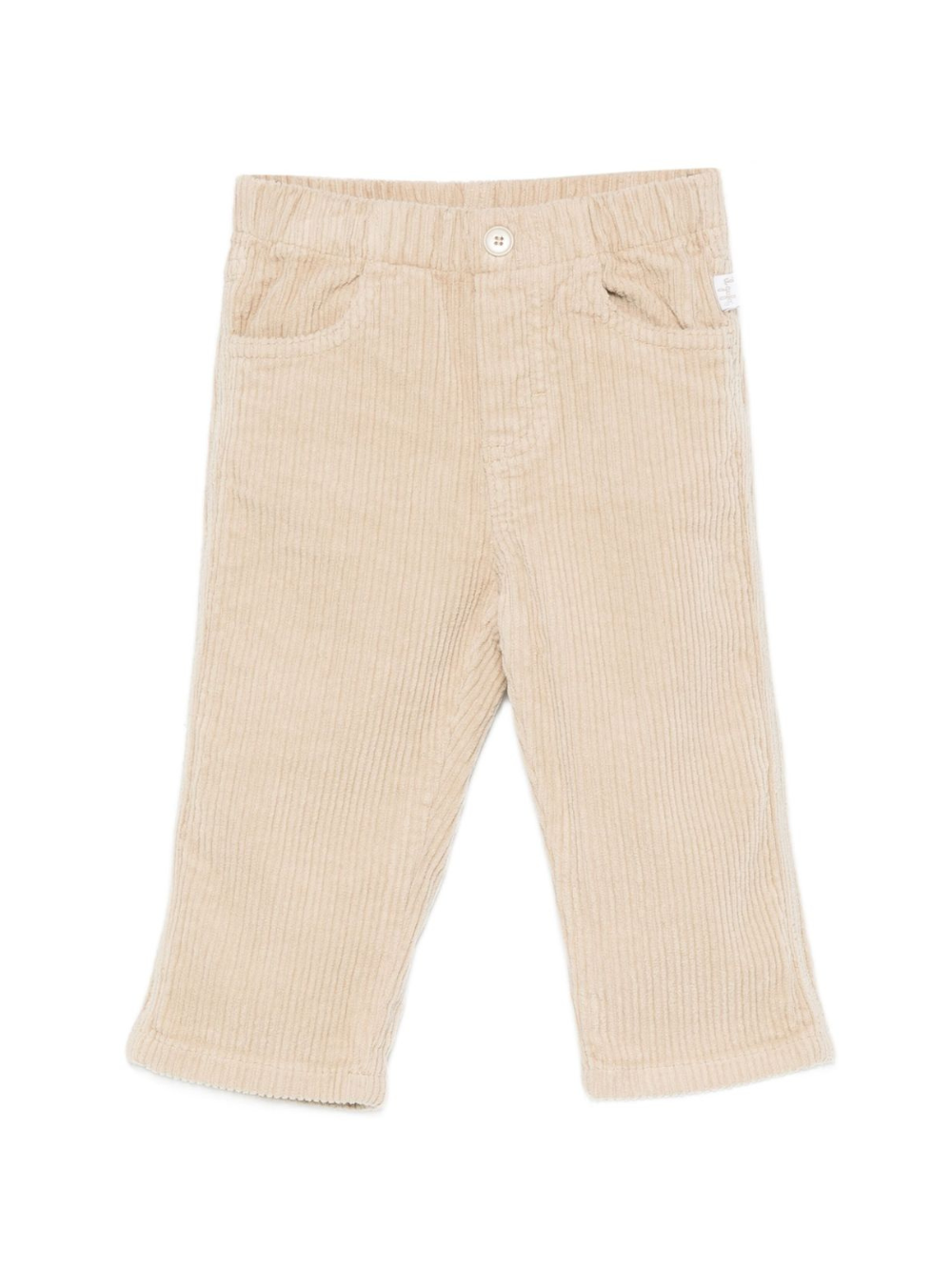 Pantaloni per neonato Il Gufo beige con tasche laterali A25GPL0021V6012 118 IL GUFO KIDS 