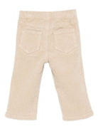 Pantaloni per neonato Il Gufo beige con tasche laterali A25GPL0021V6012 118 IL GUFO KIDS 