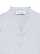Cardigan per neonato Jesurum Baby azzurro con due tasche applicate sul davanti 090150 VAR.92 JESURUM KIDS 