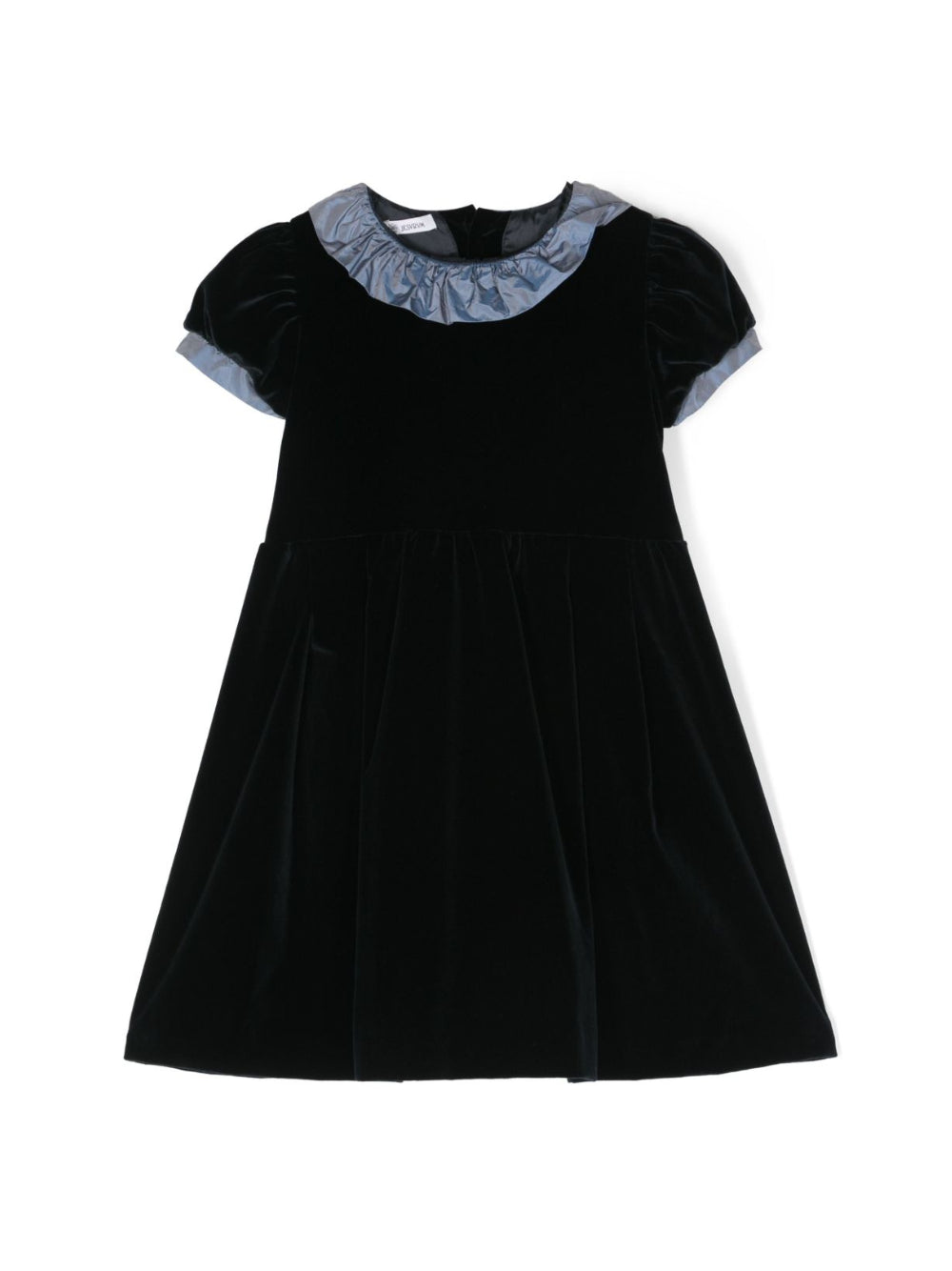 Abito per bambina JESURUM BABY blu con bordo di ruches CA BUSINELLO 82 JESURUM KIDS 