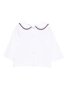 Blusa per neonati Jesurum Baby bianca con colletto con dettaglio rosso CITRINO VAR.4104 JESURUM KIDS 