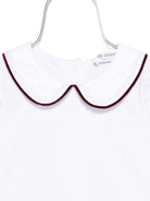 Blusa per neonati Jesurum Baby bianca con colletto con dettaglio rosso CITRINO VAR.4104 JESURUM KIDS 
