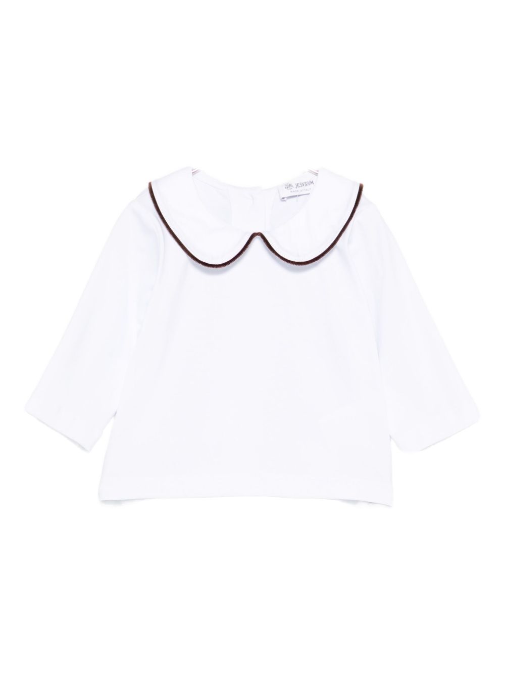 Blusa per neonati Jesurum Baby bianca con colletto alla Peter Pan CITRINO VAR.4105 JESURUM KIDS 