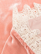 Coperta per neonata Jesurum Baby rosa con dettaglio pizzo COCCA VAR.25 JESURUM KIDS 