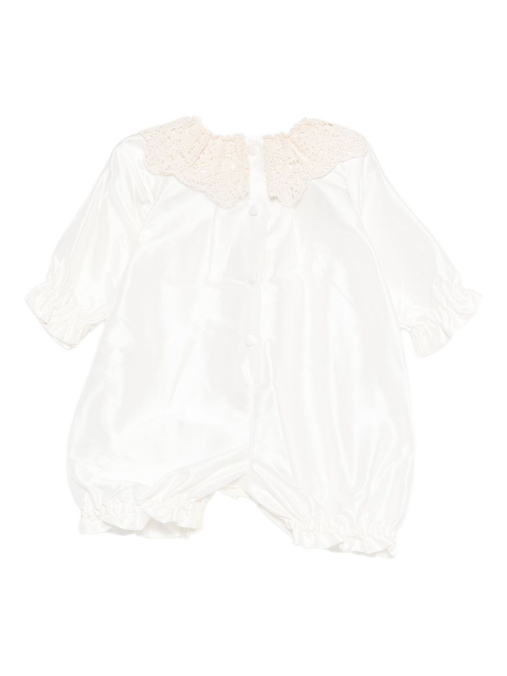 Tutina Gemma per neonata Jesurum Baby bianca con colletto in pizzo GEMMA VAR.32 JESURUM KIDS 