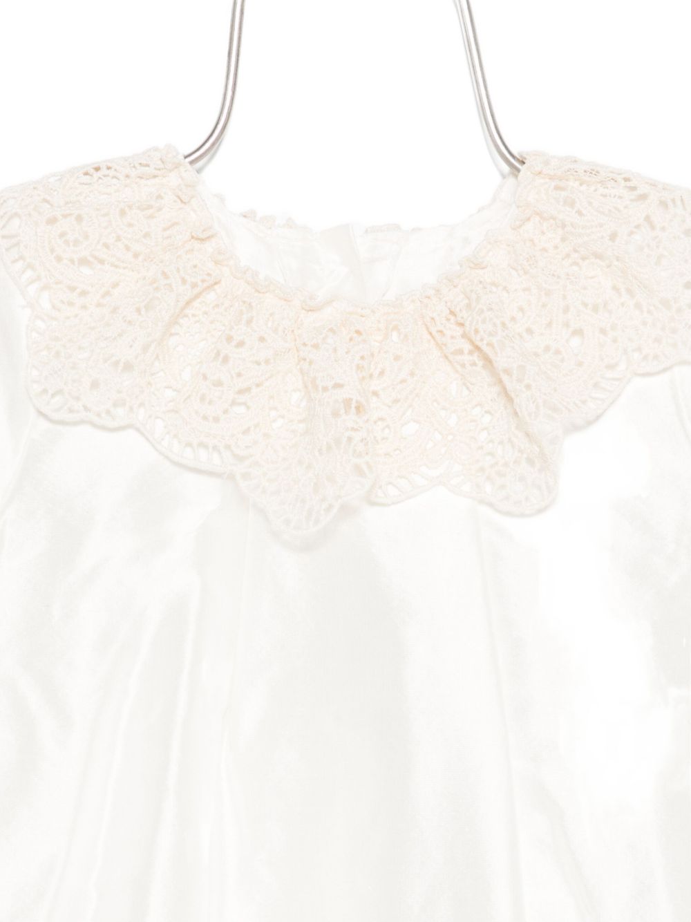 Tutina Gemma per neonata Jesurum Baby bianca con colletto in pizzo GEMMA VAR.32 JESURUM KIDS 