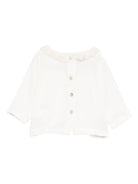 Blusa per neonata Jesurum Baby bianca con colletto in pizzo LAVANDA VAR.07 JESURUM KIDS 