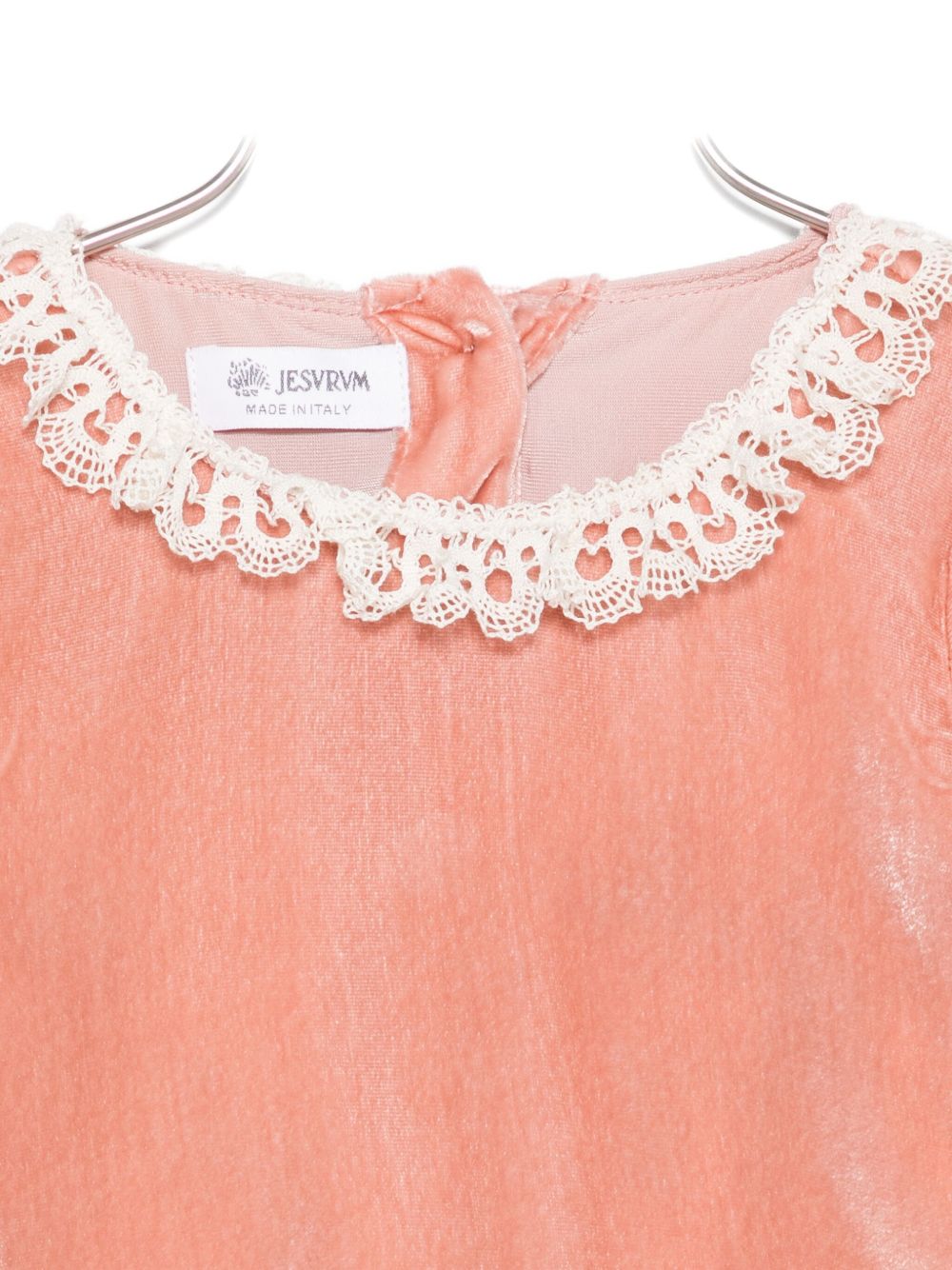 Blusa per neonata Jesurum Baby rosa con colletto in pizzo LAVANDA VAR.08 JESURUM KIDS 