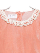 Blusa per neonata Jesurum Baby rosa con colletto in pizzo LAVANDA VAR.08 JESURUM KIDS 