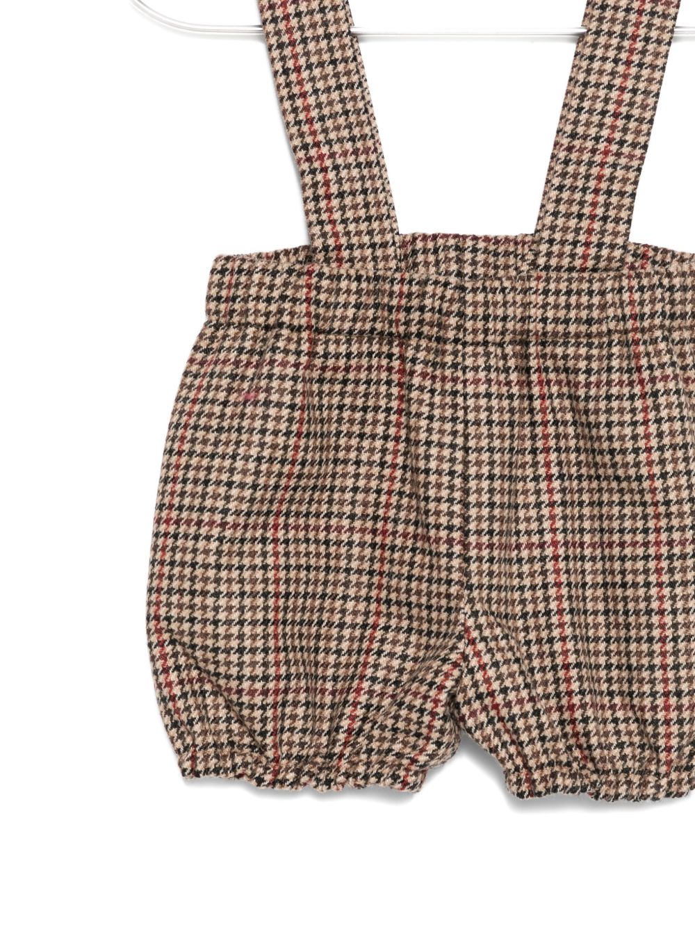 Shorts per neonato A'lapage marroni con bretelle OCCHIO DI TIGRE VAR.16 JESURUM KIDS 
