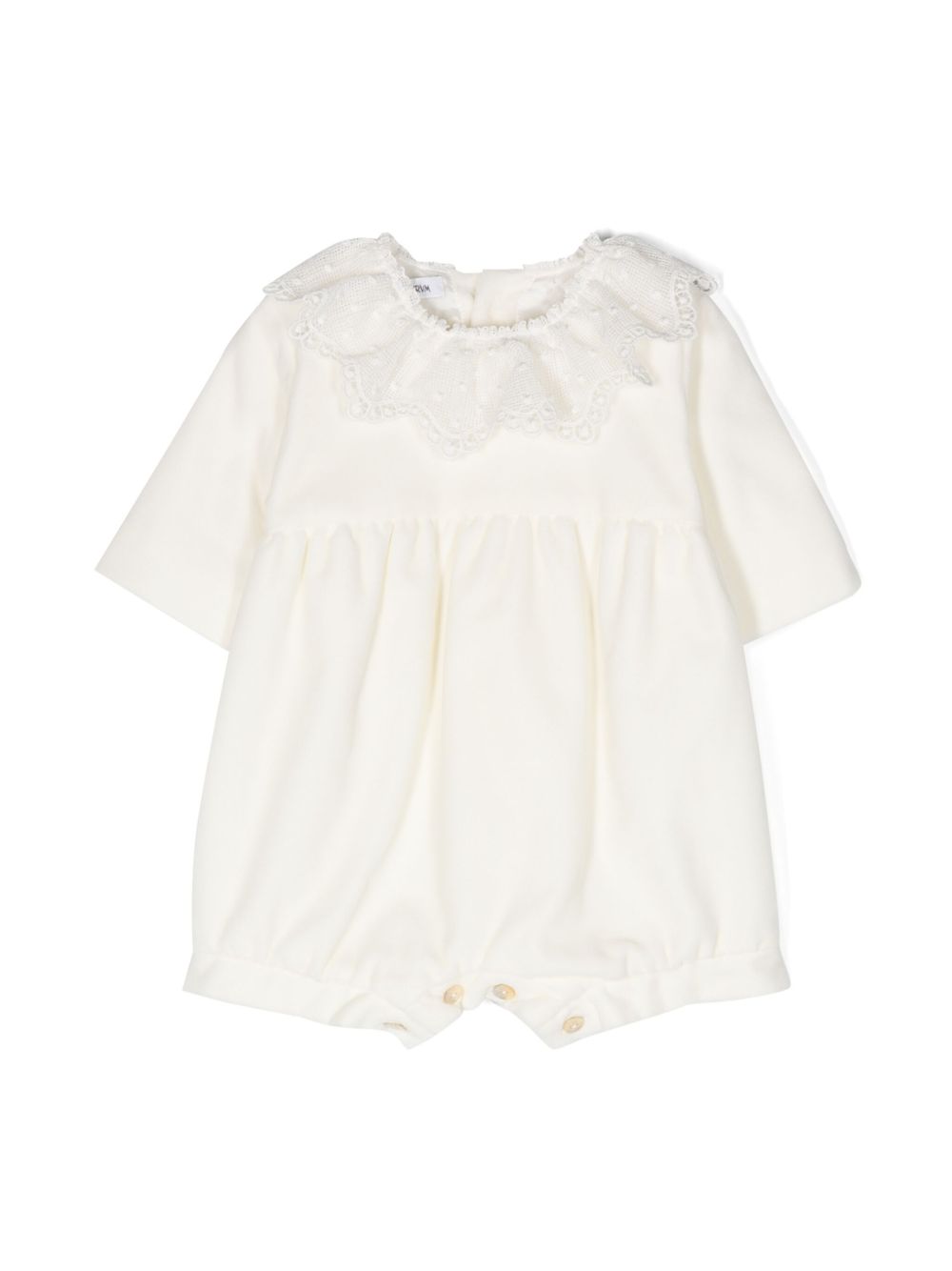 Tutina per neonata JESURUM BABY Piccolo Cà Foscari bianco in velluto PICCOLO CA FOSCARI 05 JESURUM KIDS 