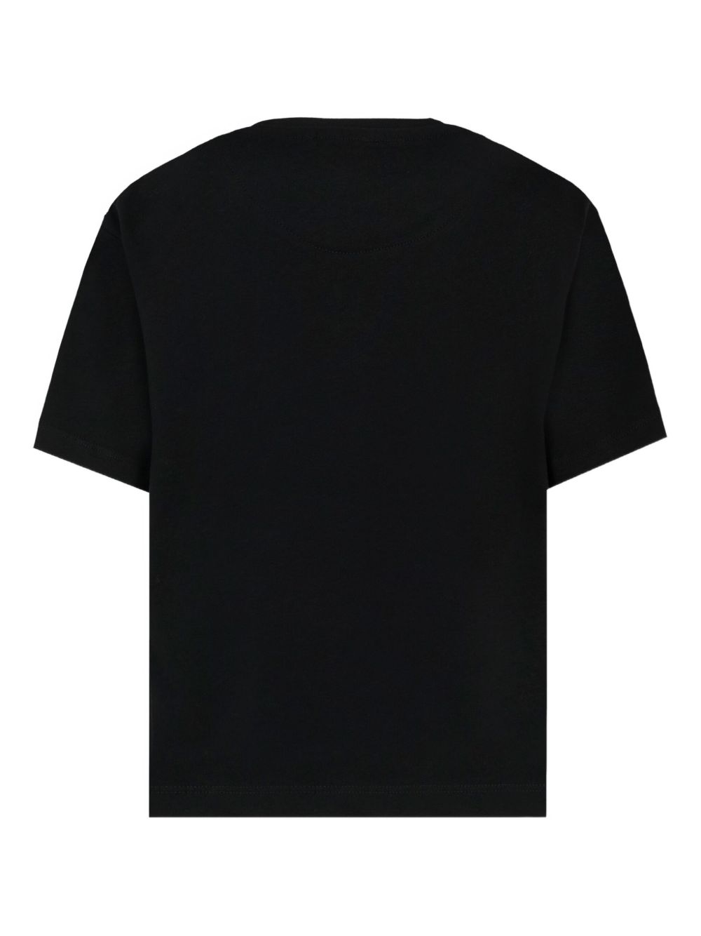 T-shirt per bambino John Richmond Junior nero con dettaglio logo RBA25008TS BLACK JOHN RICHMOND KIDS 
