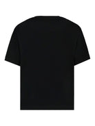 T-shirt per bambino John Richmond Junior nero con dettaglio logo RBA25008TS BLACK JOHN RICHMOND KIDS 