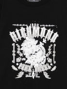 T-shirt per bambino John Richmond Junior nero con stampa grafica RBA25026TS BLACK JOHN RICHMOND KIDS 
