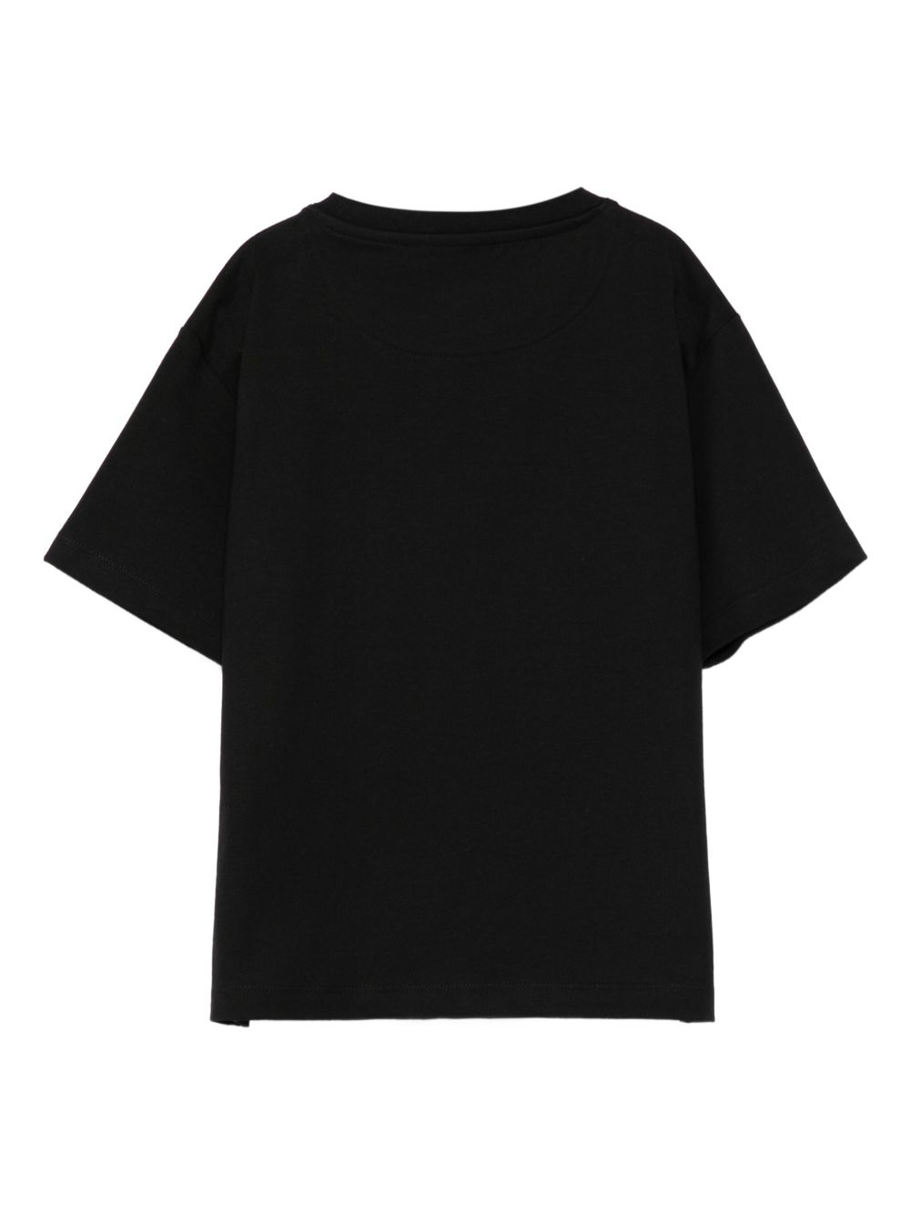 T-shirt per bambino John Richmond Junior nero con stampa grafica RBA25026TS BLACK JOHN RICHMOND KIDS 