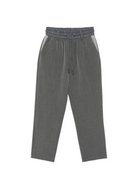 Pantaloni per bambino John Richmond Junior grigio con coulisse in vita RBA25102PA GREY STEEL JOHN RICHMOND KIDS 
