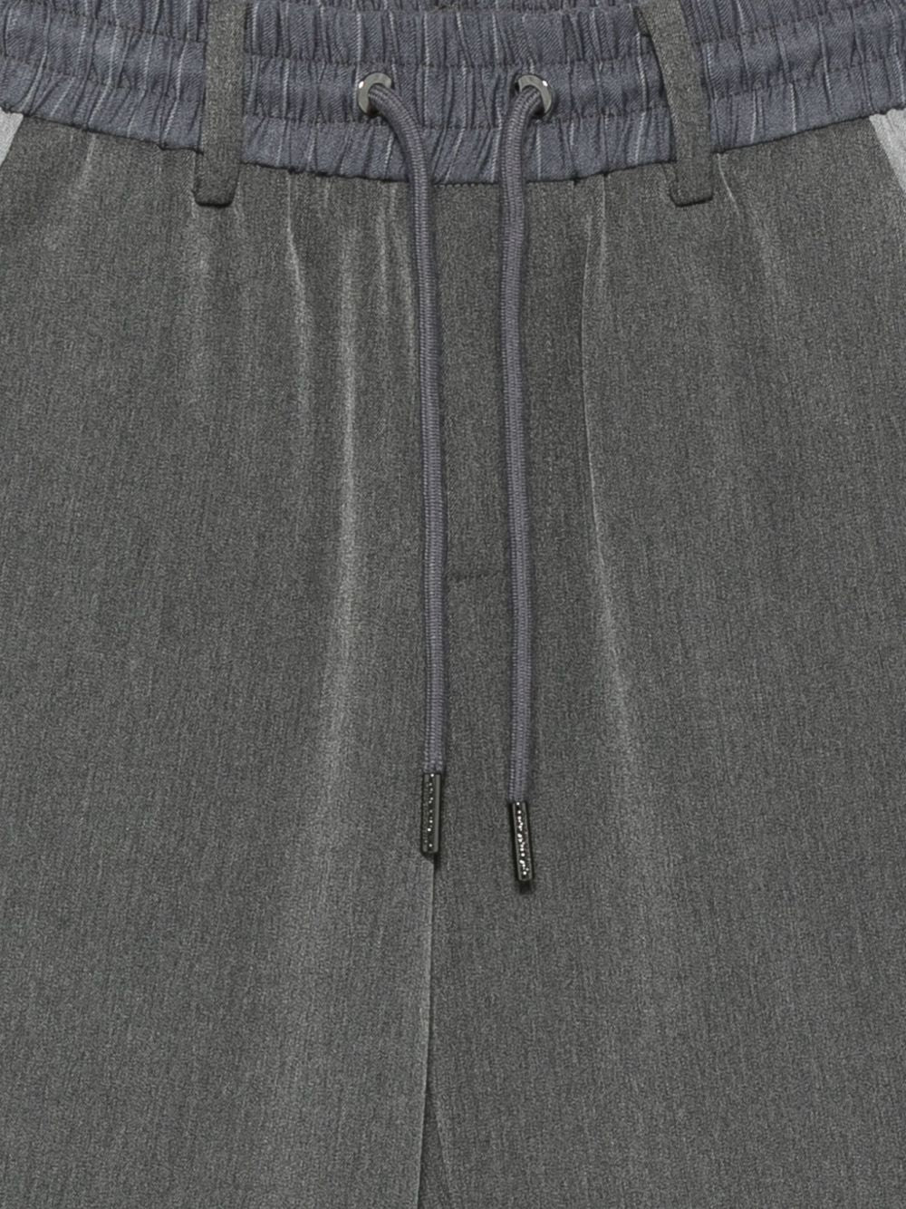 Pantaloni per bambino John Richmond Junior grigio con coulisse in vita RBA25102PA GREY STEEL JOHN RICHMOND KIDS 