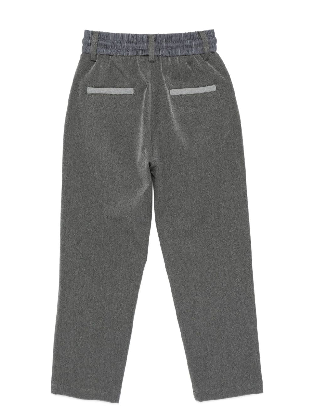 Pantaloni per bambino John Richmond Junior grigio con coulisse in vita RBA25102PA GREY STEEL JOHN RICHMOND KIDS 