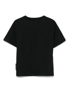 T-shirt per bambina John Richmond Junior nero con stampa grafica RGA25037TS BLACK JOHN RICHMOND KIDS 