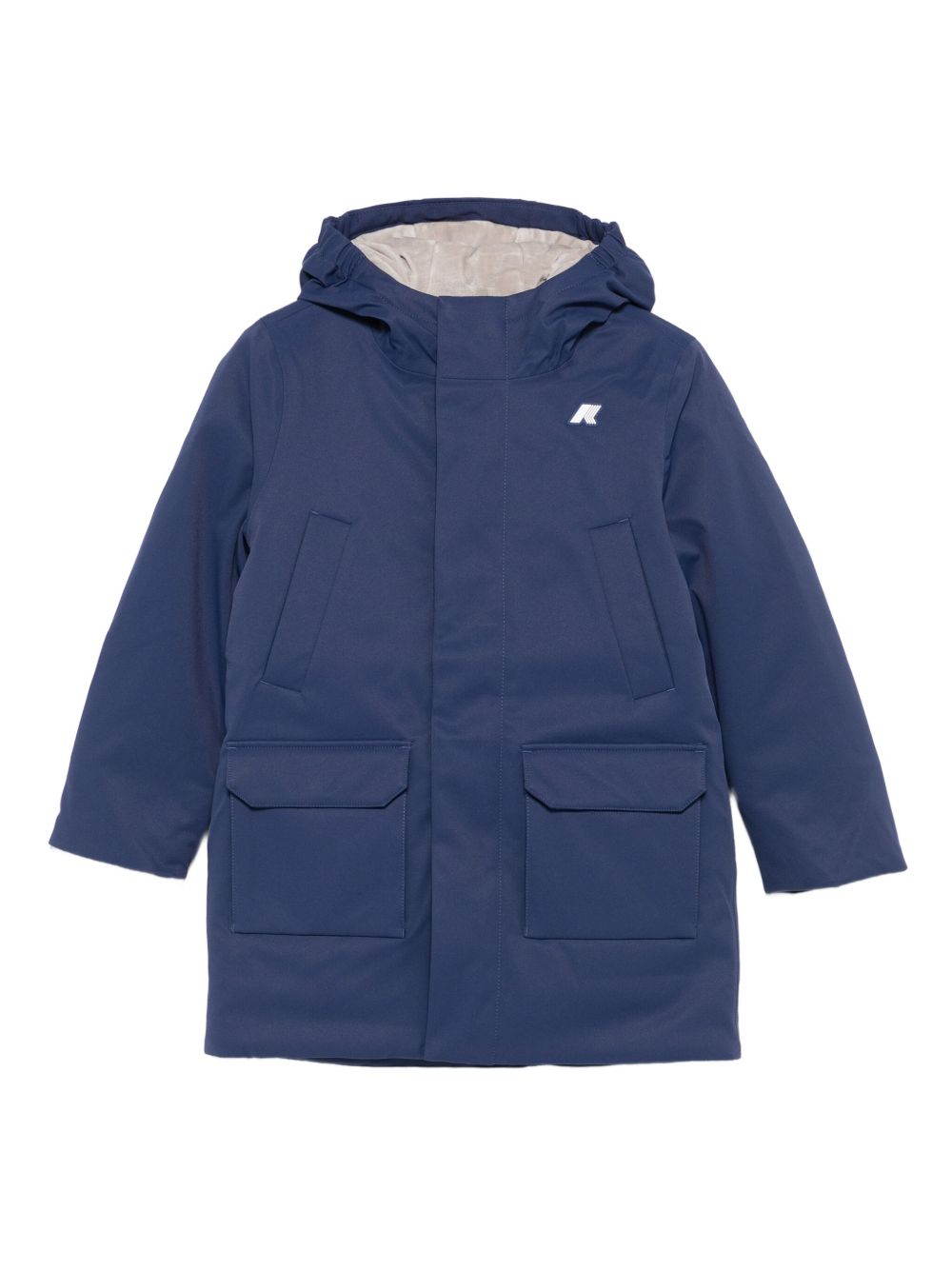 Giubbino per bambino K-Way Kids blu con dettaglio logo sul davanti K1128HW B2B K-WAY KIDS 