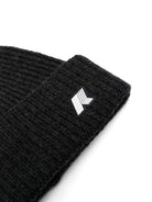 Berretto per bambini K-Way Kids nero con applicazione con logo K31358W AZ3 K-WAY KIDS 